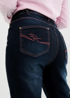 Straight-Jeans Mid Waist, Bequembund