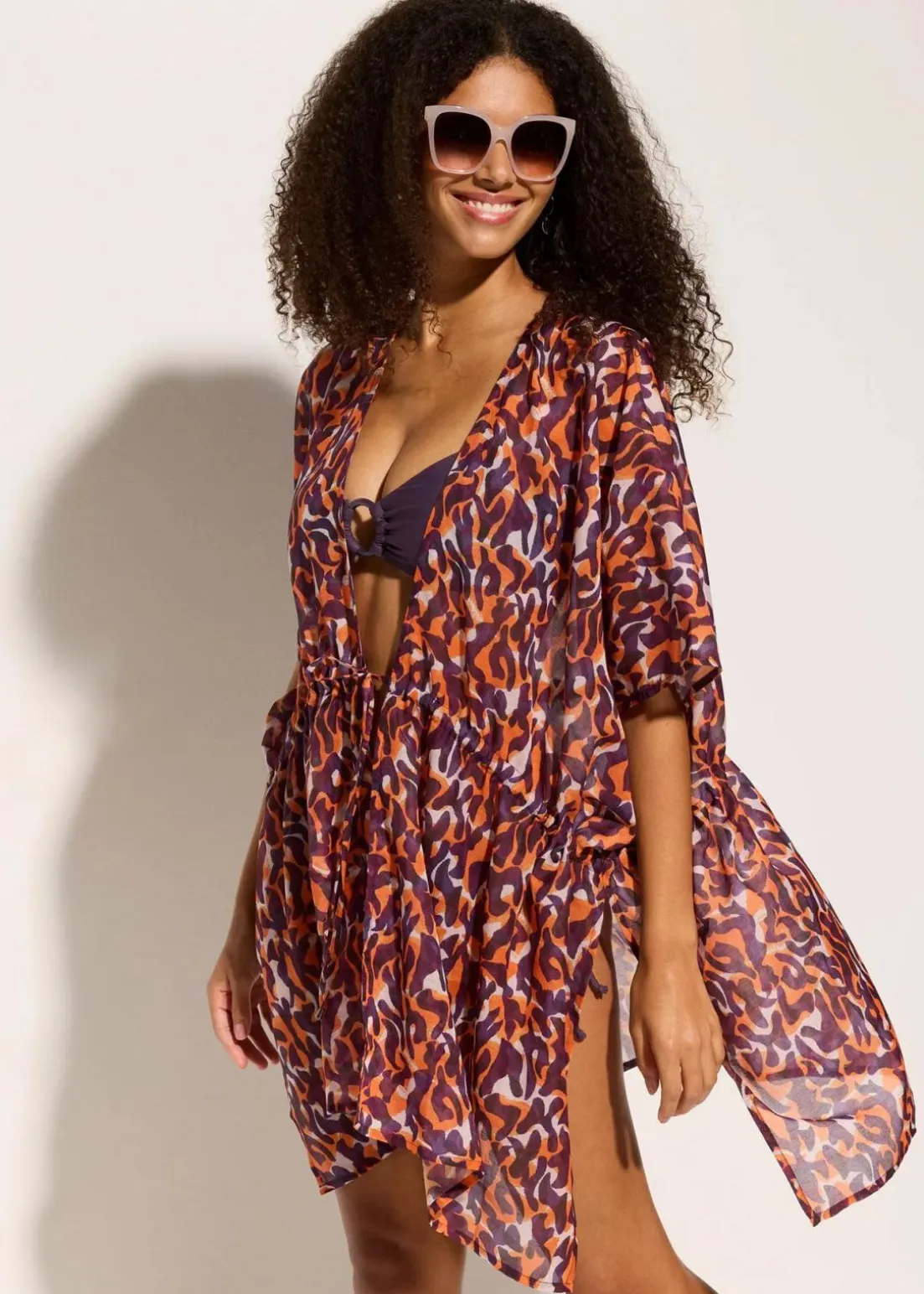 Strandkimono mit Bindedetail