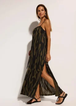 Strandkleid aus fließender Viskose