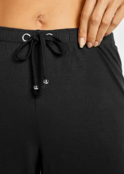 Strandshorts aus fließendem Viskose-Mix