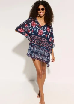 Strandtunika aus leichtem Chiffon