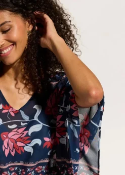 Strandtunika aus leichtem Chiffon