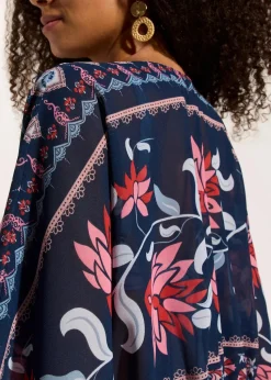 Strandtunika aus leichtem Chiffon