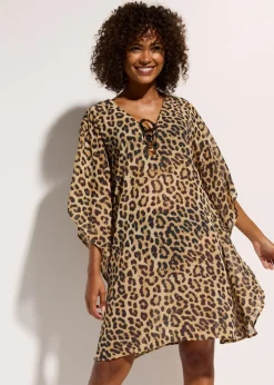 Strandtunika aus leichtem Chiffon