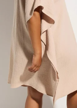 Strandtunika aus luftigem Musselin