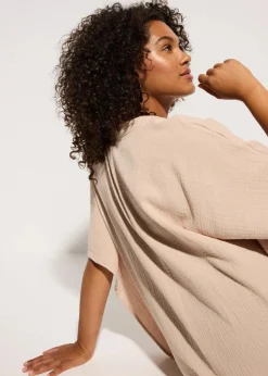 Strandtunika aus luftigem Musselin