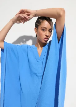 Strandtunika aus luftigem Musselin