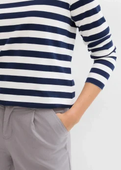 Streifenshirt aus reiner Bio-Baumwolle