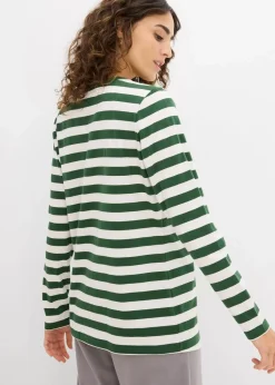 Streifenshirt aus reiner Bio-Baumwolle