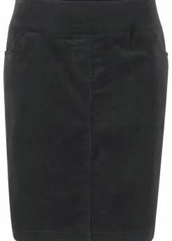 Stretch Baumwoll-Cordrock mit Bequembund