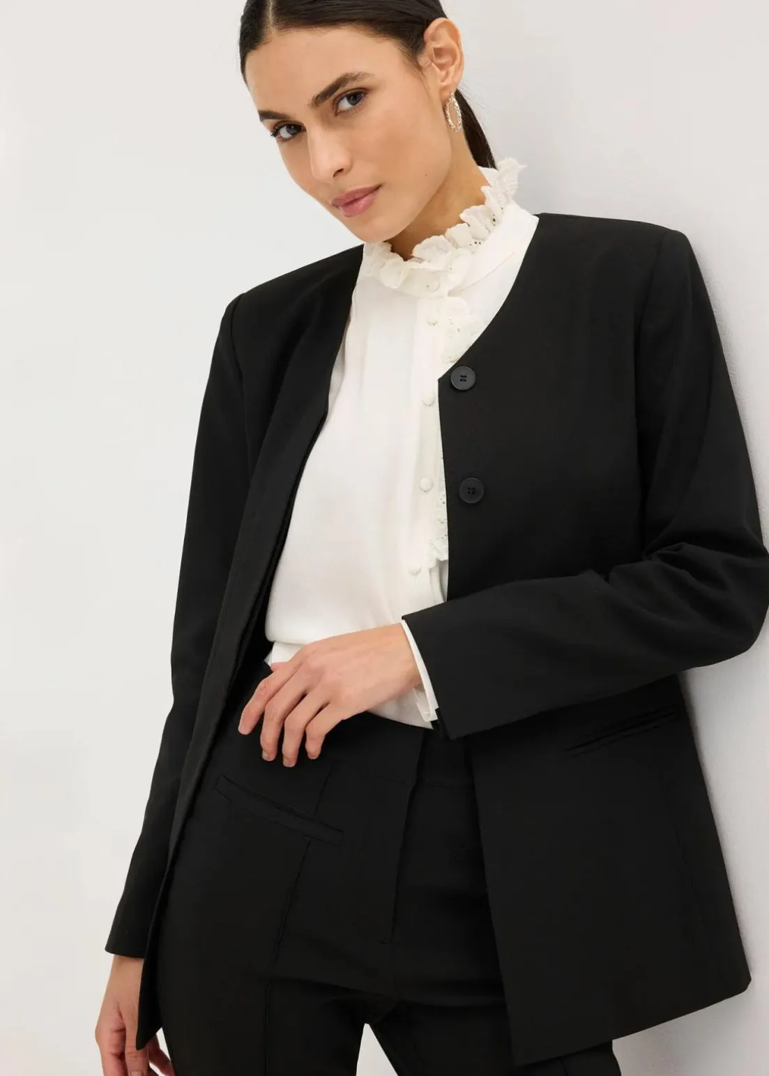 Stretch Blazer aus Bengalin