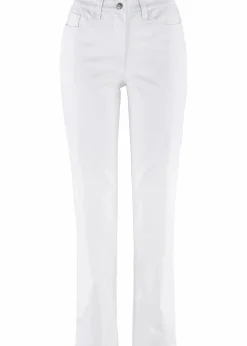 Stretchhose mit geradem Bein, Mid Waist