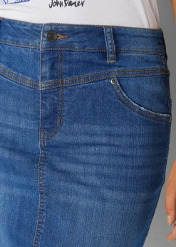 Stretch-Jeansrock