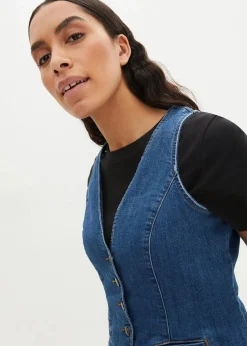 Stretch-Jeansweste