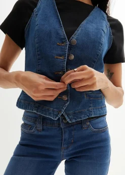 Stretch-Jeansweste