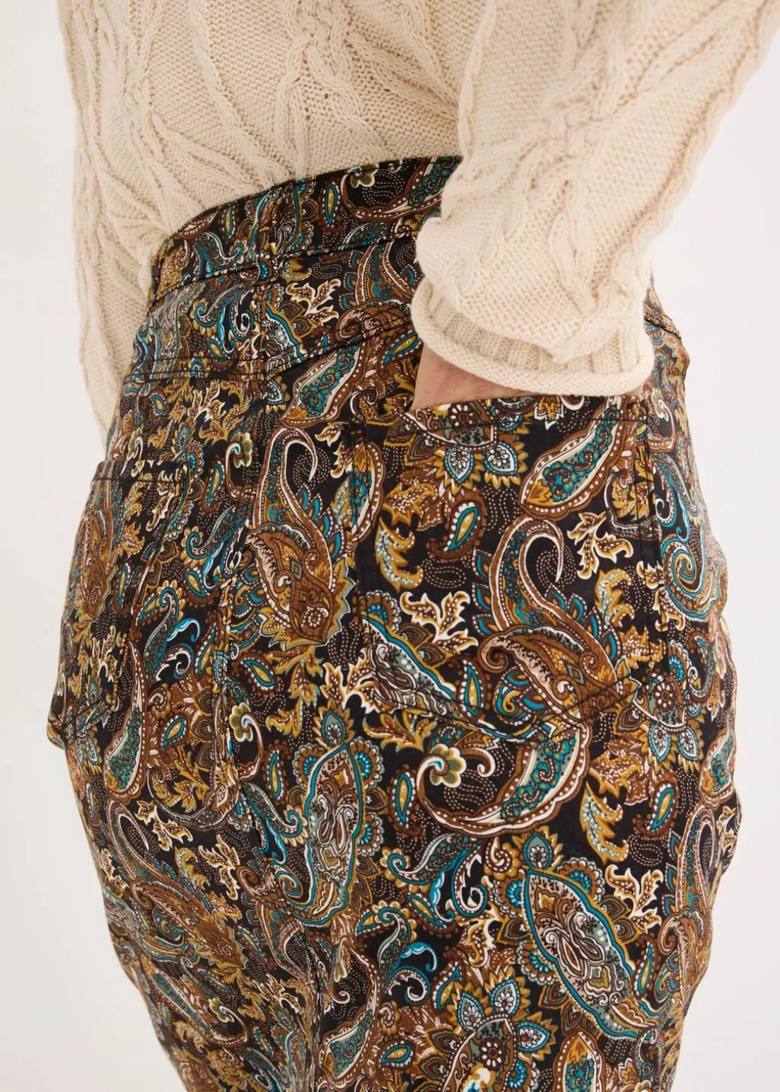 Stretchrock mit Baumwolle