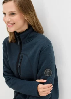 Strickfleecejacke mit Teddyfleece-Futter