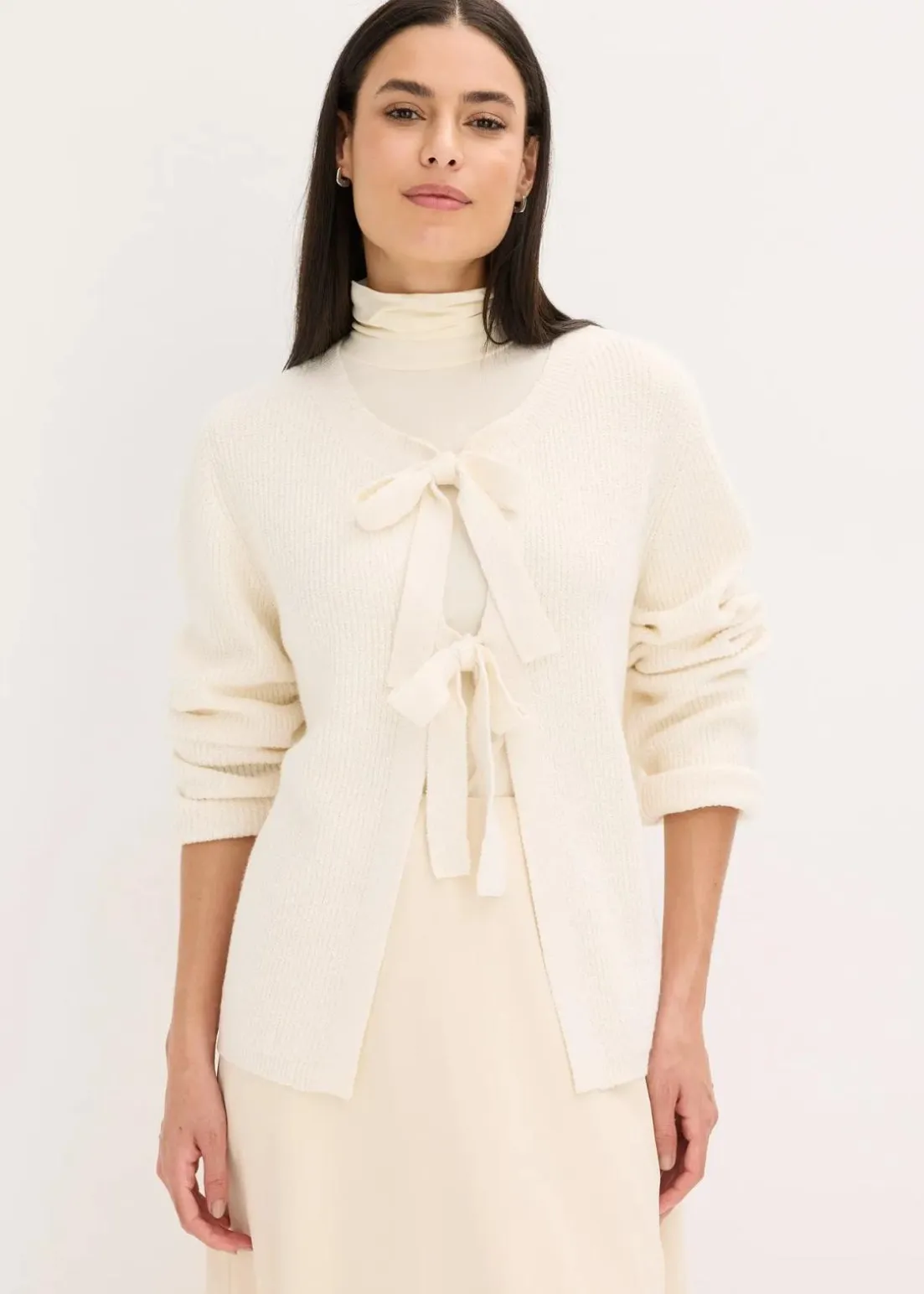 Strickjacke aus Baumwoll-Mix