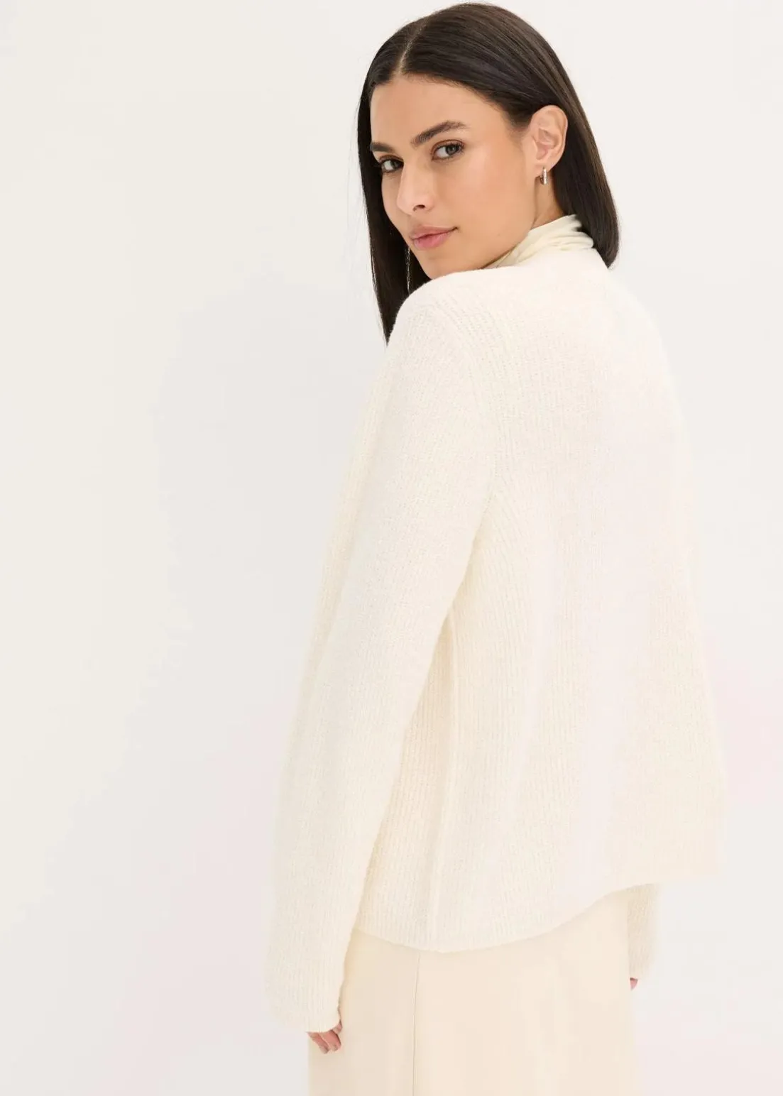 Strickjacke aus Baumwoll-Mix