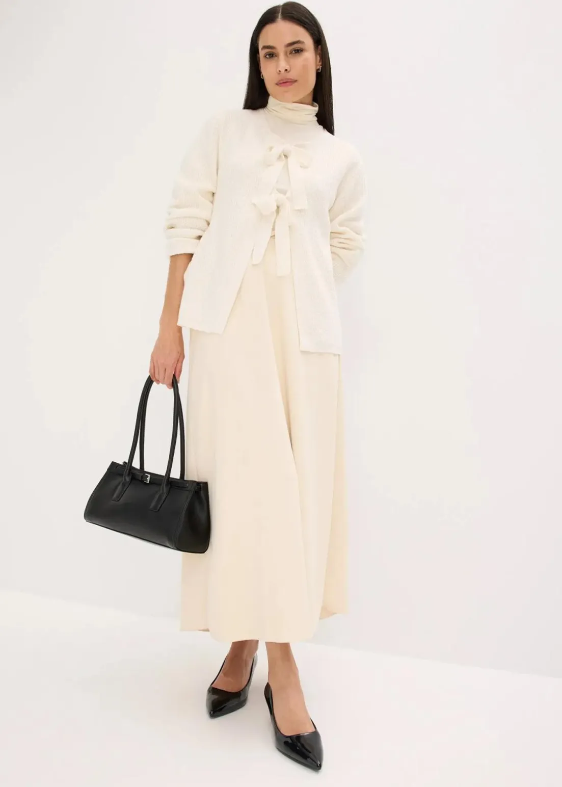 Strickjacke aus Baumwoll-Mix