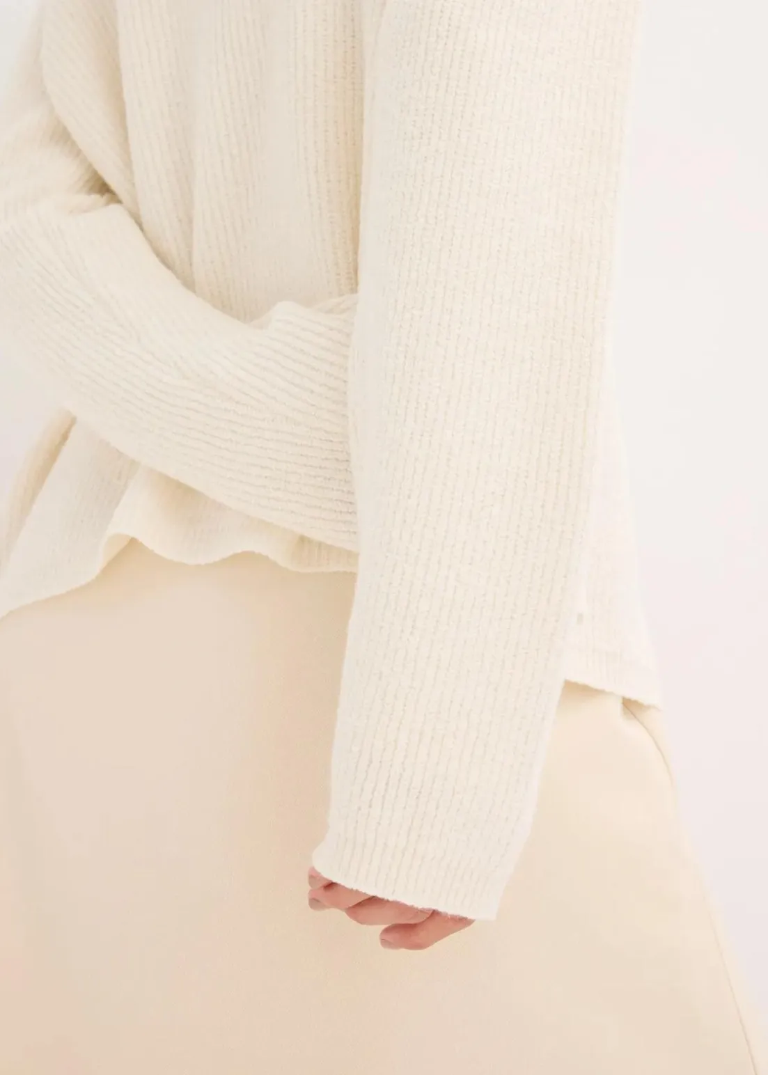 Strickjacke aus Baumwoll-Mix