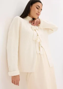 Strickjacke aus Baumwoll-Mix