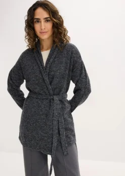 Strickjacke aus flauschigem Hairy Knit