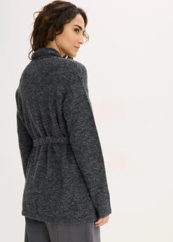 Strickjacke aus flauschigem Hairy Knit