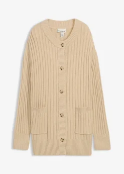 Strickjacke aus softem Viskose-Mix