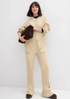 Strickjacke aus softem Viskose-Mix