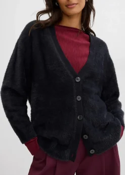 Strickjacke aus Viskose-Mix