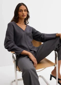 Strickjacke aus Viskose-Mix