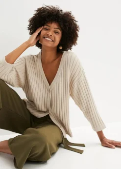 Strickjacke aus Viskose-Mix