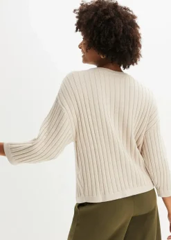 Strickjacke aus Viskose-Mix