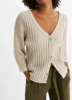 Strickjacke aus Viskose-Mix