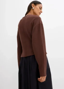 Strickjacke aus Viskose-Mix