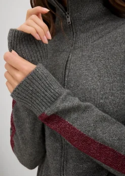 Strickjacke aus weichem Woll-Mix