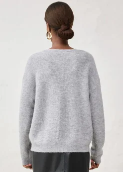 Strickjacke aus wärmendem Alpaka-Mix