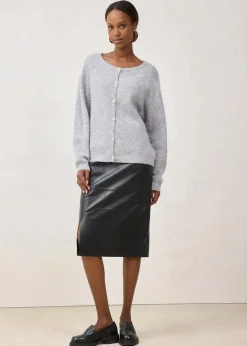 Strickjacke aus wärmendem Alpaka-Mix