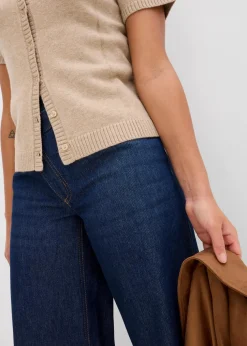 Strickjacke, Kurzarm