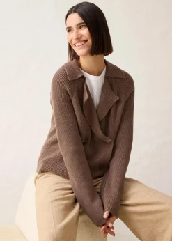 Strickjacke mit Wolle