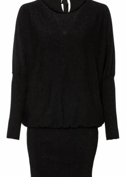 Strickkleid aus fließendem Viskose-Mix