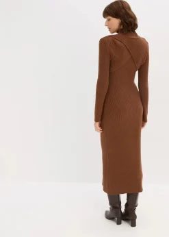 Strickkleid aus softem Viskose-Mix