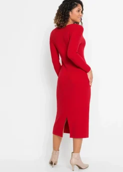 Strickkleid aus Viskose- Mix