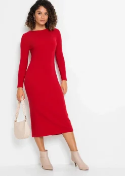 Strickkleid aus Viskose- Mix