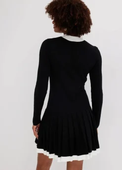 Strickkleid aus Viskose-Mix