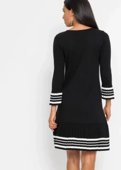 Strickkleid aus weichem Viskose- Mix