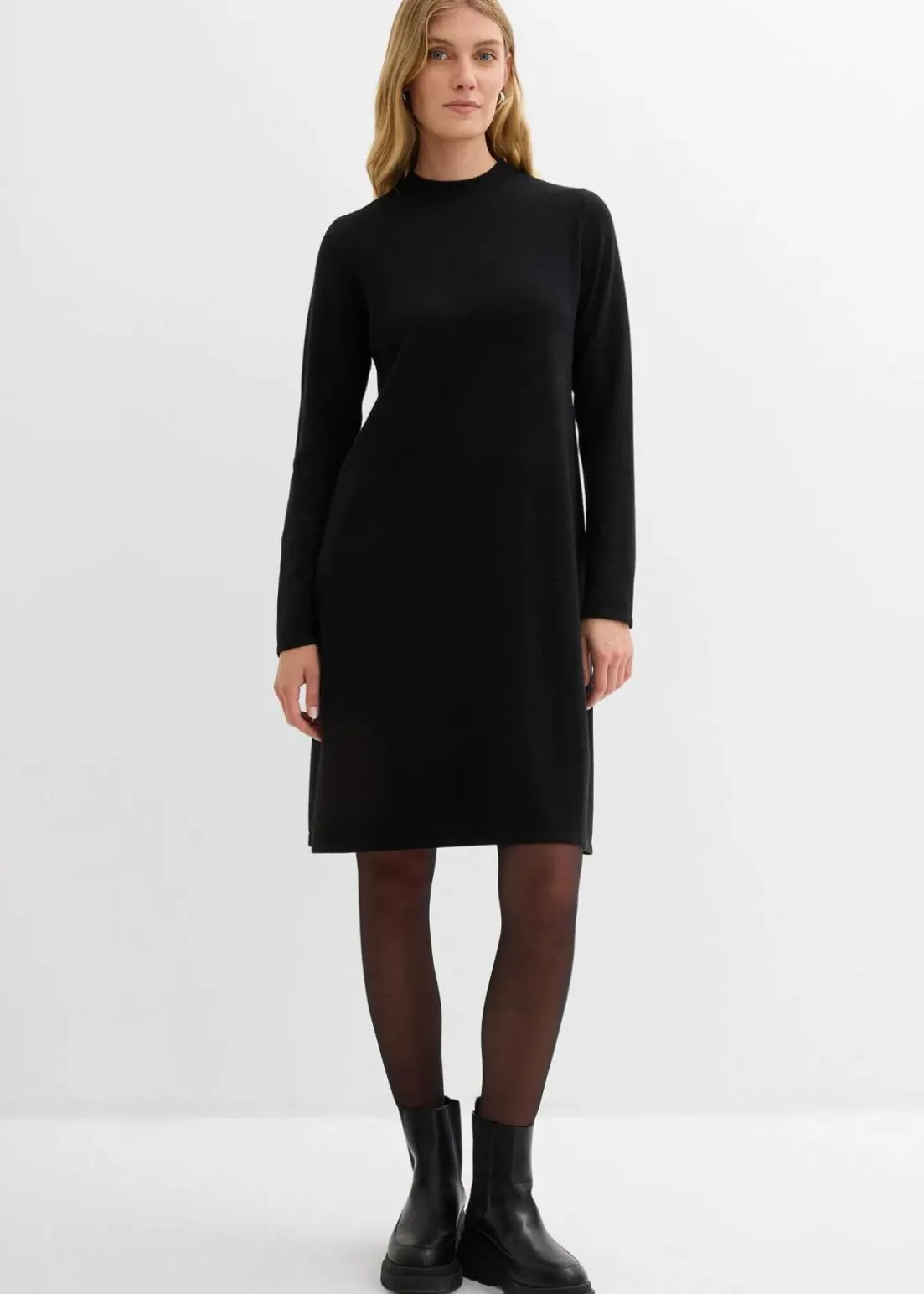 Strickkleid in A-Linie