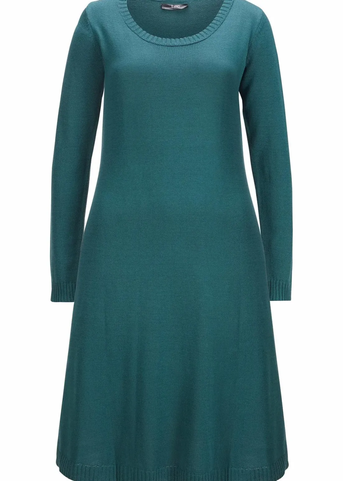 Strickkleid in ausgestellter Form