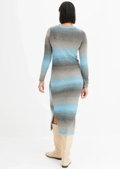 Strickkleid mit Farbverlauf